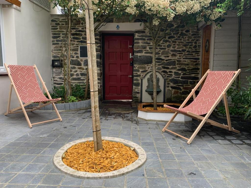 Aux Vieilles Murailles • Charmante Maison & Cour Morlaix Exteriör bild